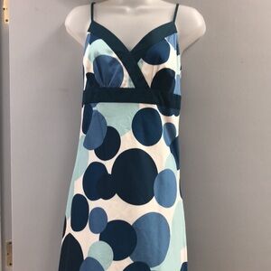 Ann Taylor Polka Dot Cotton Dress – Size 6 – NWT $128 Retail